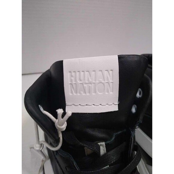 Human Nation Gender Neutral Shoes Leather Made in Italy *Rare* Sz 12M 14W - Picture 3 of 9
